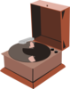Phonograph Player Clip Art